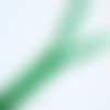 Fermeture invisible non séparable de 25 cm vert pomme 2,4 cm de large destockage (ag010)