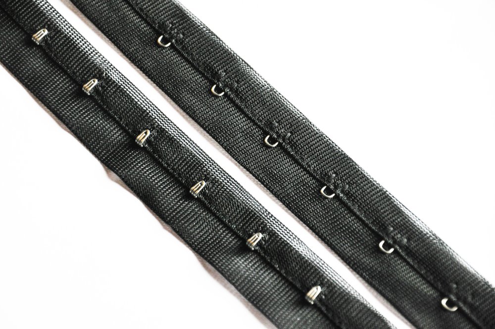 marque generique - 100x métal noir lingerie matériel clip de couture  crochet oeil 12mm pour bretelles de soutien-gorge - Machine à coudre - Rue  du Commerce
