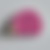 Bouton fantaisie hérisson rose 25 mm  (ab001) 