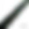 1 mètre ruban dentelle art déco noir 13 mm de large vague paon passementerie passementier