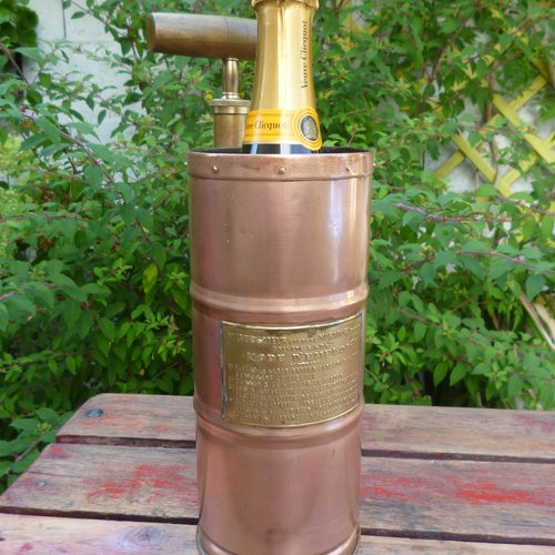 Seau a champagne - pulverisateur - upcycling
