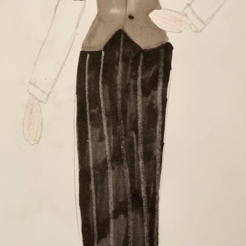 Cosplay sir pentious humain – hazbin hotel – costume artisanal sur mesure fait main en france