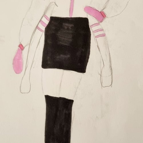 Cosplay angel dust – hazbin hotel – costume artisanal sur mesure avec bras supplémentaires – fait main en france