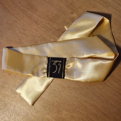 Patch cosplay – brassard clair obscur expédition 33 – accessoire costume – fabrication artisanale