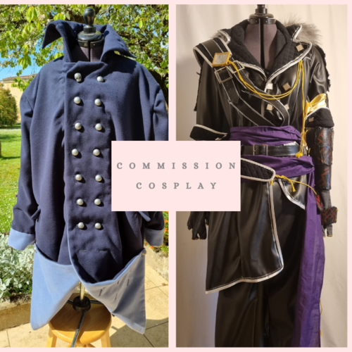 Cosplay sur mesure – costume complet avec armure et accessoires – création artisanale personnalisée