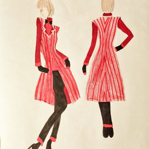 Cosplay alastor hazbin hotel – costume sur-mesure fait main | redingote peinte à la main, gants griffés