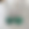 Paire de pampilles coralia - boucles d'oreilles - vert