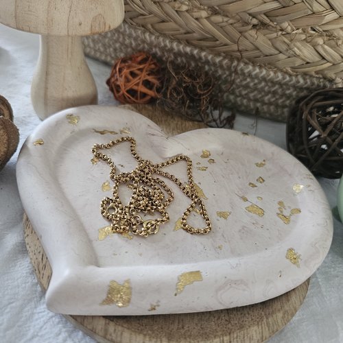 Vides poches en jesmonite - coeur