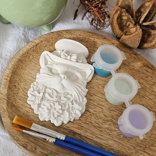 Kit loisir creatif - tête de chat