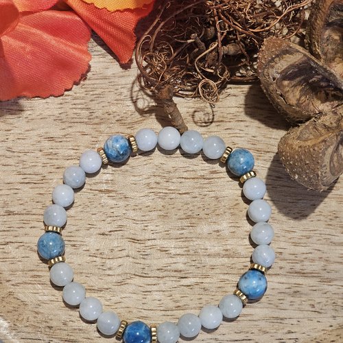 Bracelets en pierres naturelles – énergie & élégance - aigue-marine