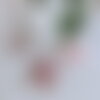 Lot de 3 fleurs en laine rose pastel – fleurs décoratives durcies naturellement, fait main et écoresponsable
