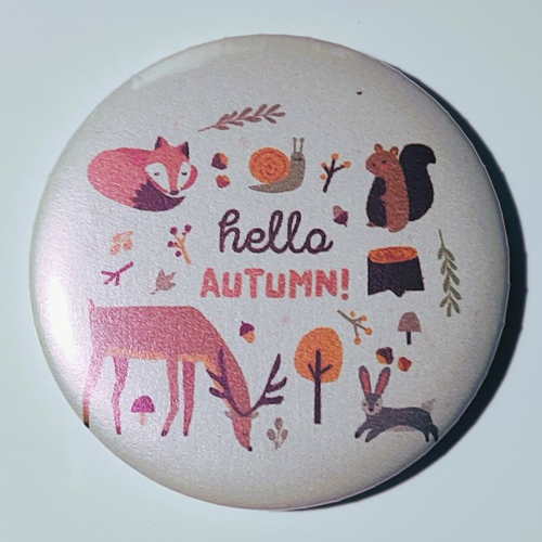 Badge hello autumn