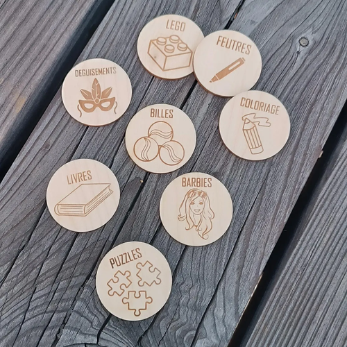 Magnets rangement jouet