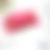 1 x 25mm boucle attache rapide / fermoir clip / plastique / fuchsia 