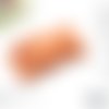 1 x 16mm boucle attache rapide / fermoir clip / plastique / orange 