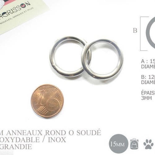 2 x 14mm aimants ronds à coudre - Un grand marché