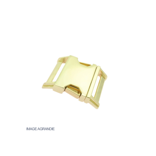 1 x 38mm boucle attache rapide / fermoir clip / metal / placage laiton