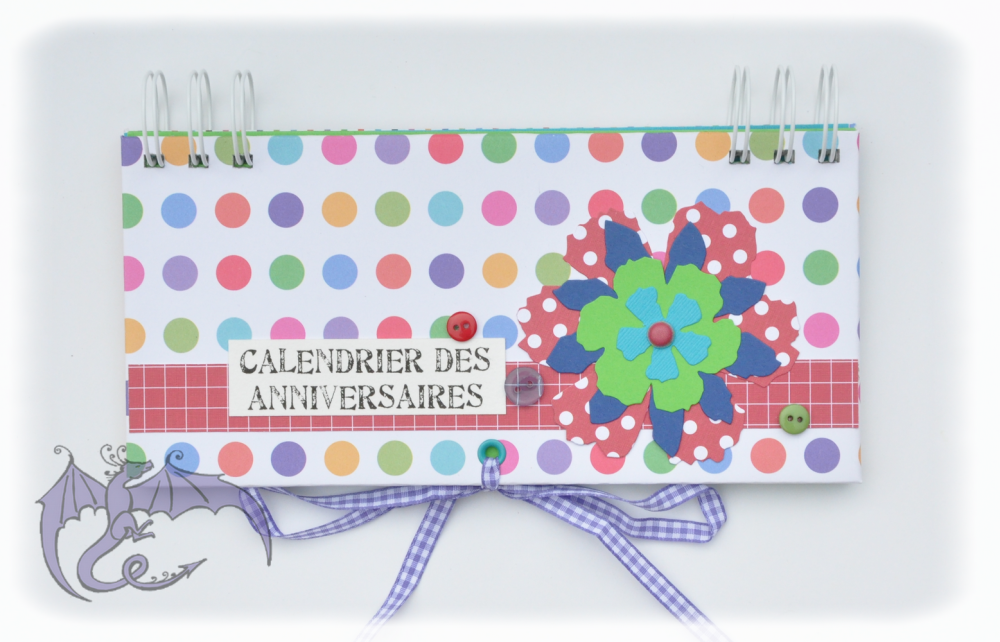 Calendrier Des Anniversaires Calendrier Perpetuel Carnet Chevalet Scrap Un Grand Marche