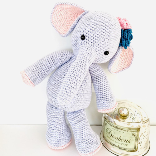 Amigurumi crochet éléphant capucine cadeau naissance