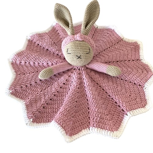 Doudou plat lapin