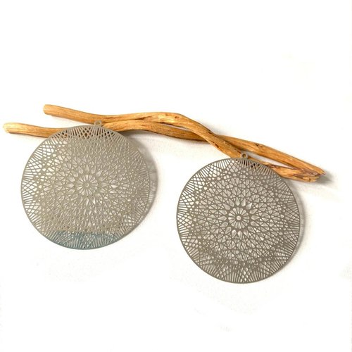 X 2 estampes en filigrane