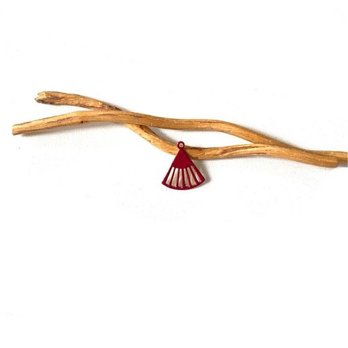 X2 sequins émaillés éventails