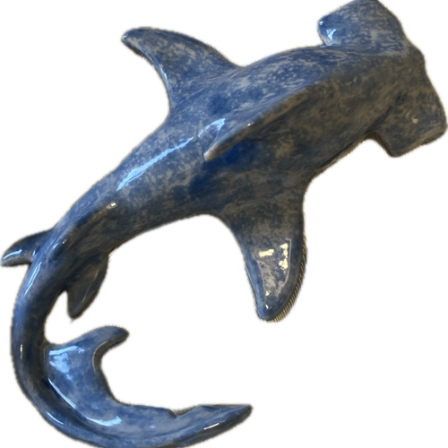 Requin marteau en céramique artisanale lg 21cm