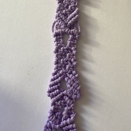 Marque page macramé