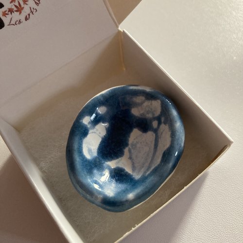 Worry stone, pierre de méditation anti-stress, en céramique, lisse structuré