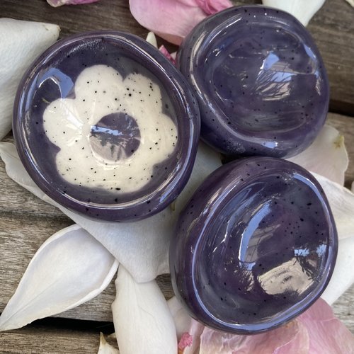 Pierre d’apaisement multicolore, worry-stone lot de 3