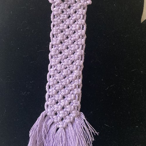 Marque page macramé