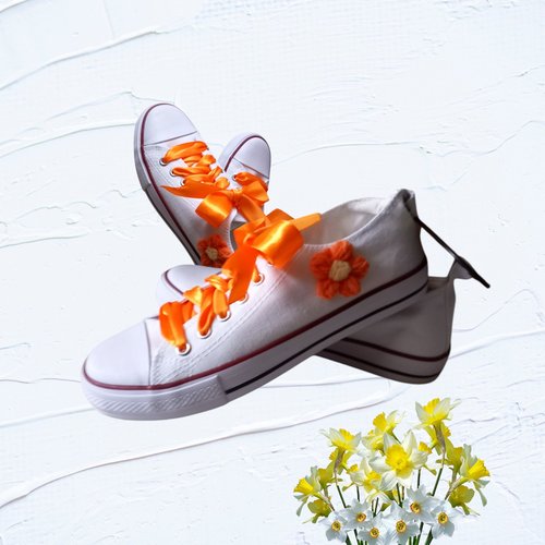 Tennis customisee orange