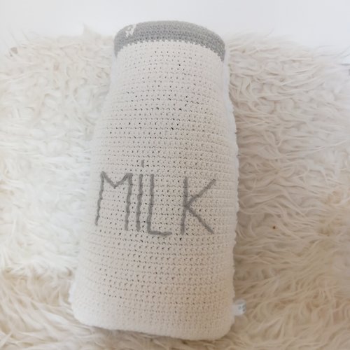 Coussin milk gris
