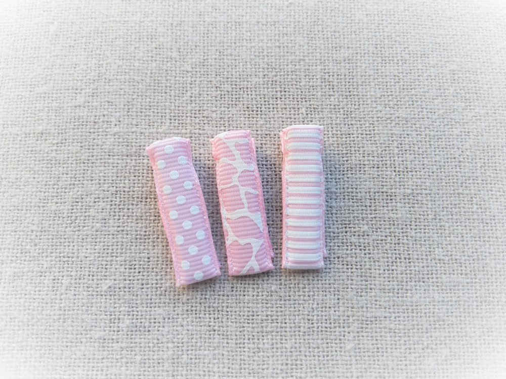 Barrette Bebe Rose Lot De 3 Un Grand Marche