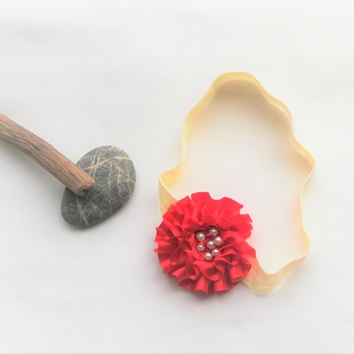 Bandeau Bebe œillet Rouge Un Grand Marche