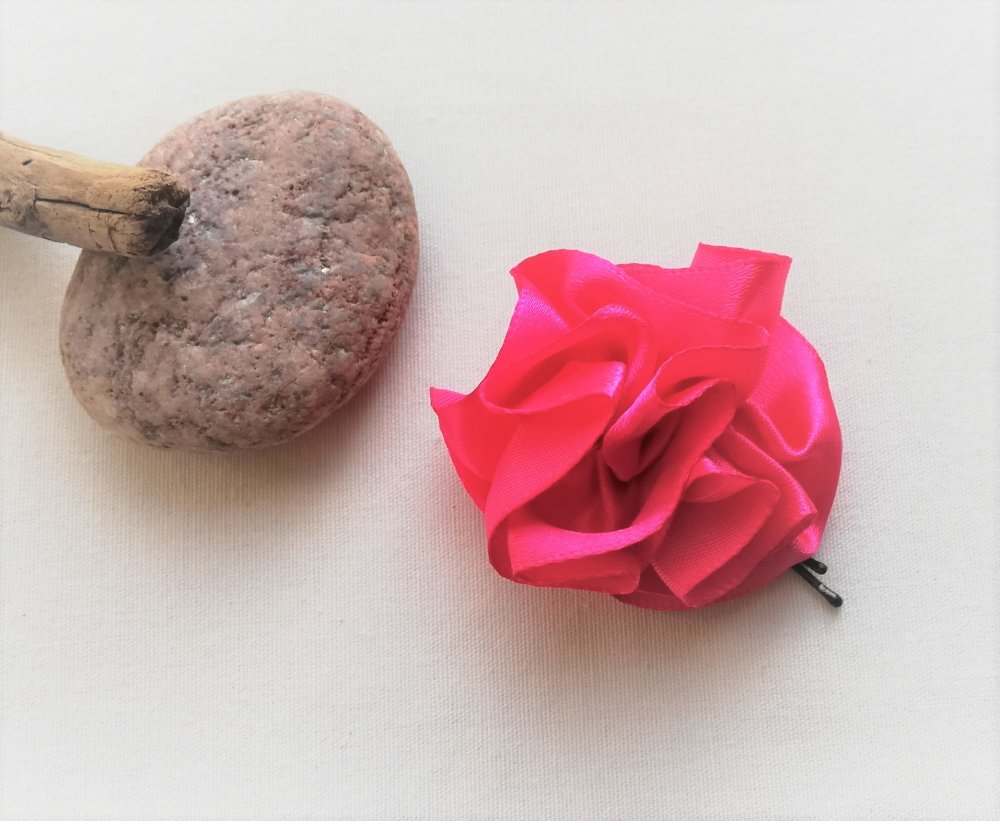 Bandeau Bebe Fleur Rose Fuchsia Un Grand Marche