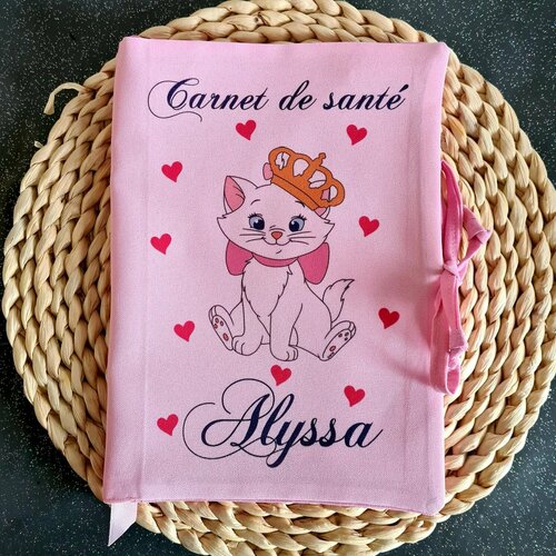 Protege Carnet De Sante Personnalise Marie Aristochat Carnet De Sante Personnalisable Un Grand Marche