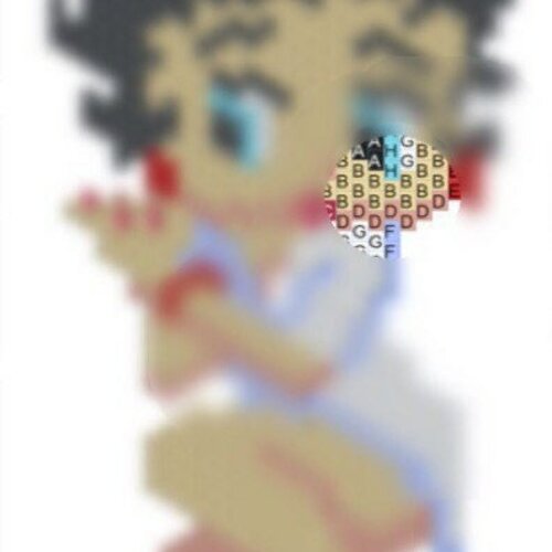 Diagramme betty boop infirmiere