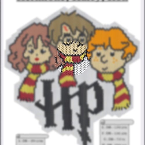 Diagramme trio - collection harry potter