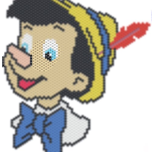 Diagramme pinocchio - tissage perles miyuki
