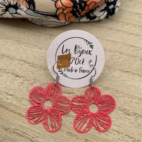 Boucles d’oreilles flora