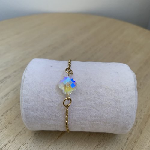 Bracelet trèfle chaîne