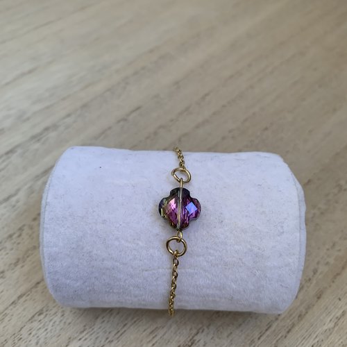 Bracelet trèfle chaîne