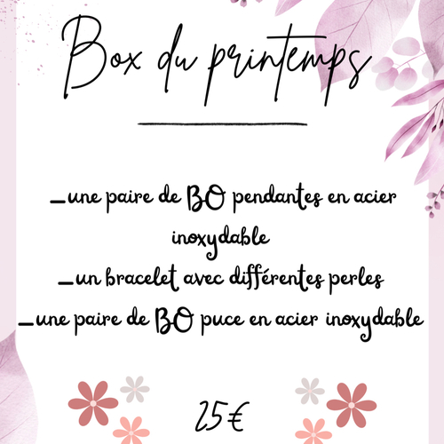 Box surprise bijoux du printemps