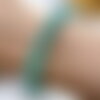Bracelet en perles howlite turquoise mate
