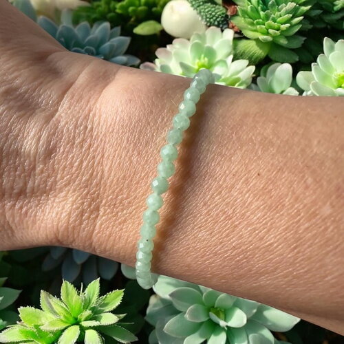 Bracelet en jade vert