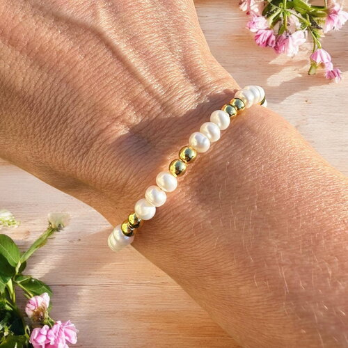 Bracelet en perles d’eau douce