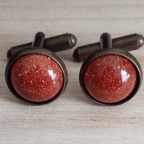 Boutons manchette pierre soleil,accessoire costume cravate,cadeau fete anniversaire,artdeco,boho bobo gothique,art nouveau moderne abstrait