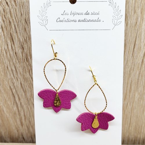 Boucles d'oreille pendante