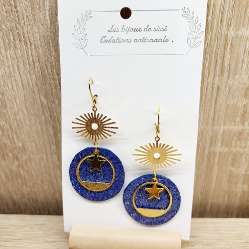 Boucle d'oreille pendante